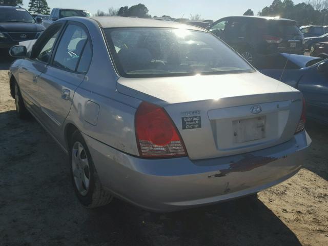 KMHDN46D46U374127 - 2006 HYUNDAI ELANTRA GL SILVER photo 3