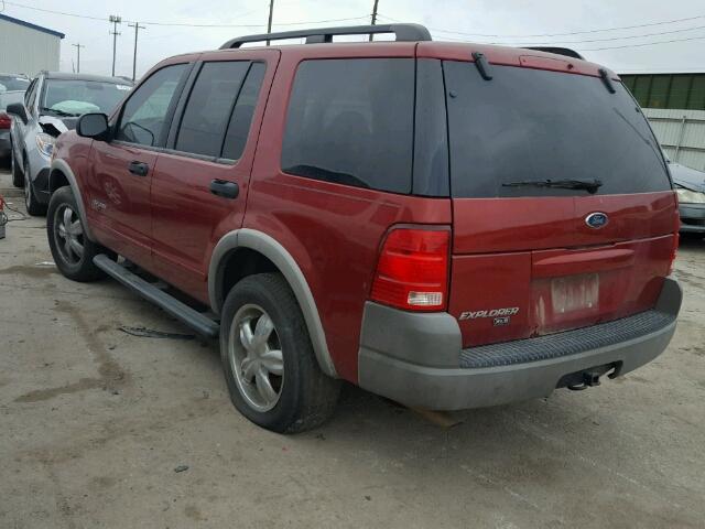 1FMZU72EX2ZB75539 - 2002 FORD EXPLORER X RED photo 3