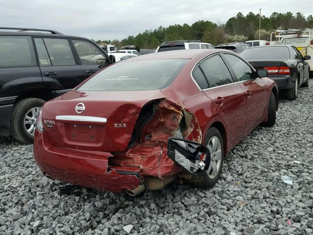 1N4AL21E88N502244 - 2008 NISSAN ALTIMA 2.5 RED photo 4