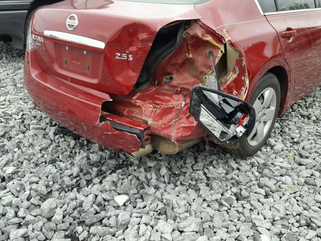 1N4AL21E88N502244 - 2008 NISSAN ALTIMA 2.5 RED photo 9