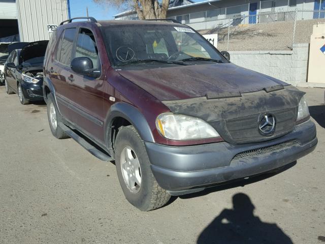 4JGAB54E0WA006283 - 1998 MERCEDES-BENZ ML 320 MAROON photo 1