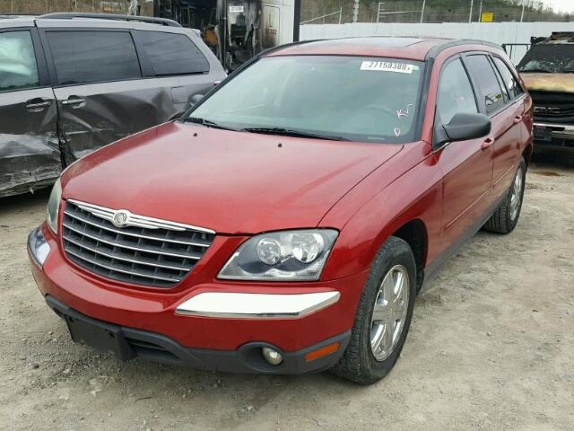 2C8GF68454R625172 - 2004 CHRYSLER PACIFICA RED photo 2