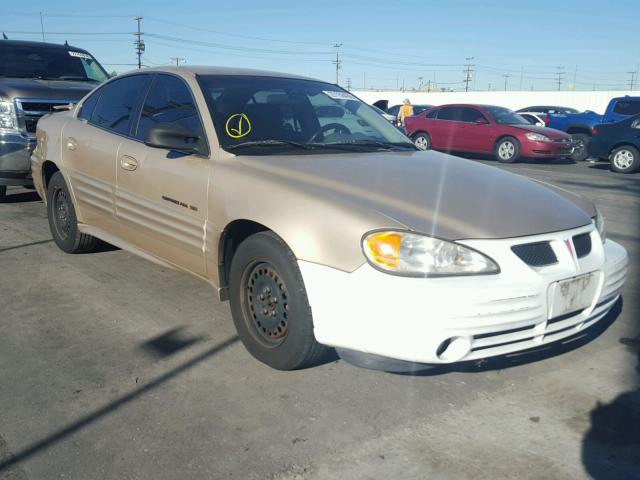 1G2NE52T81M571942 - 2001 PONTIAC GRAND AM S ოქროსფერი ფოტო 1
