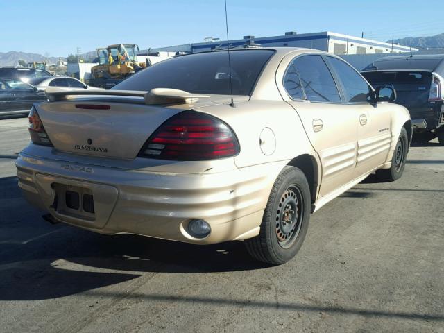 1G2NE52T81M571942 - 2001 PONTIAC GRAND AM S GOLD photo 4