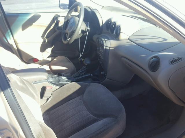 1G2NE52T81M571942 - 2001 PONTIAC GRAND AM S ოქროსფერი ფოტო 5