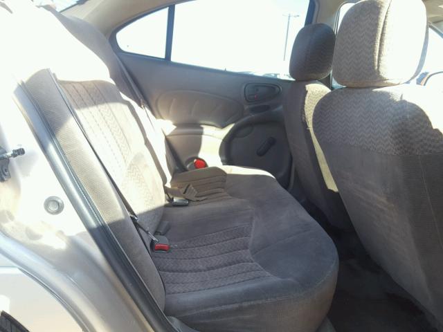 1G2NE52T81M571942 - 2001 PONTIAC GRAND AM S ოქროსფერი ფოტო 6