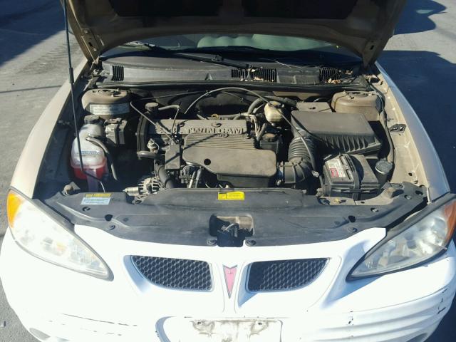 1G2NE52T81M571942 - 2001 PONTIAC GRAND AM S ოქროსფერი ფოტო 7