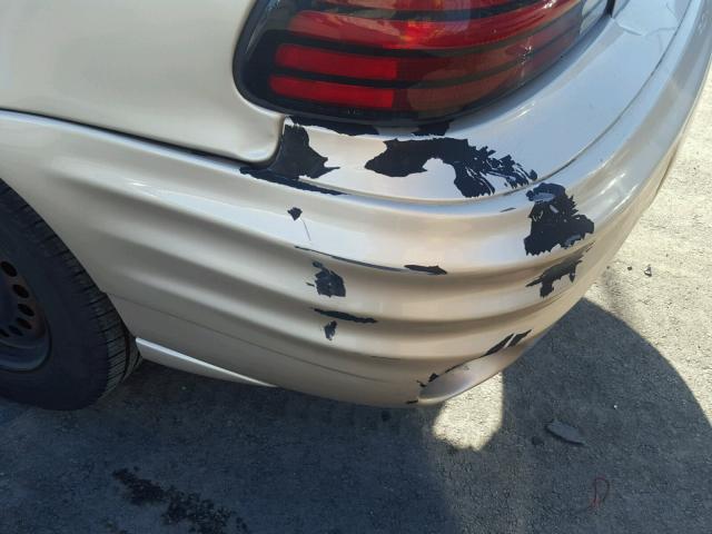 1G2NE52T81M571942 - 2001 PONTIAC GRAND AM S ოქროსფერი ფოტო 9