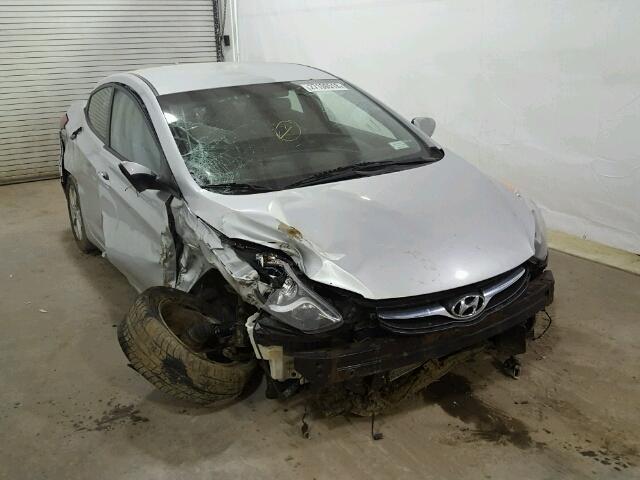 KMHDH4AE6CU241016 - 2012 HYUNDAI ELANTRA GL SILVER photo 1