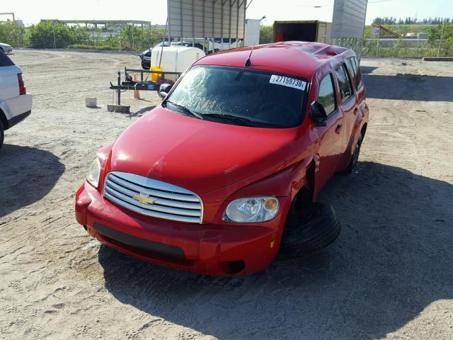 3GNCA13B89S645294 - 2009 CHEVROLET HHR LS წითელი ფოტო 2