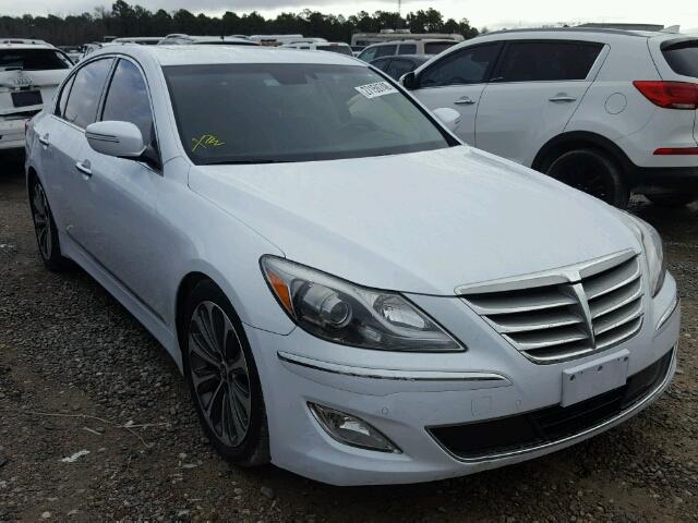 KMHGC4DH5EU260418 - 2014 HYUNDAI GENESIS 5. WHITE photo 1