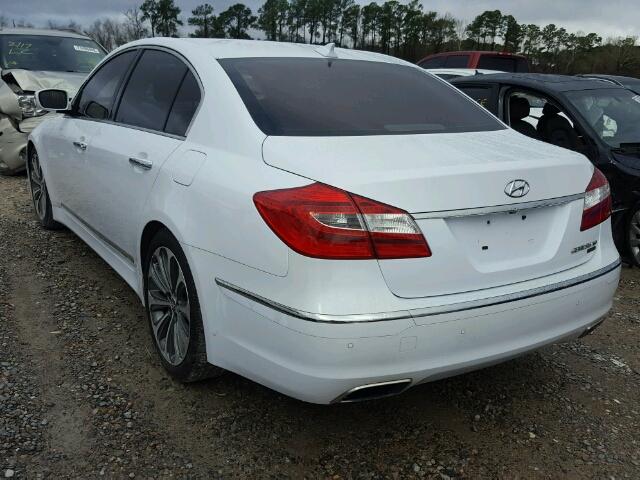 KMHGC4DH5EU260418 - 2014 HYUNDAI GENESIS 5. WHITE photo 3