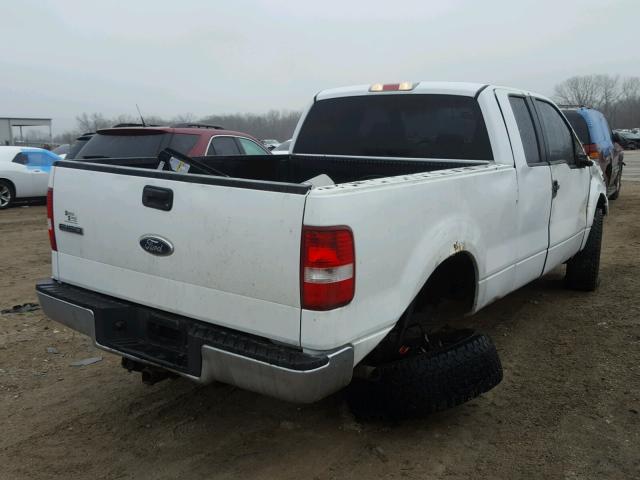 1FTPX14576FA06728 - 2006 FORD F150 WHITE photo 4