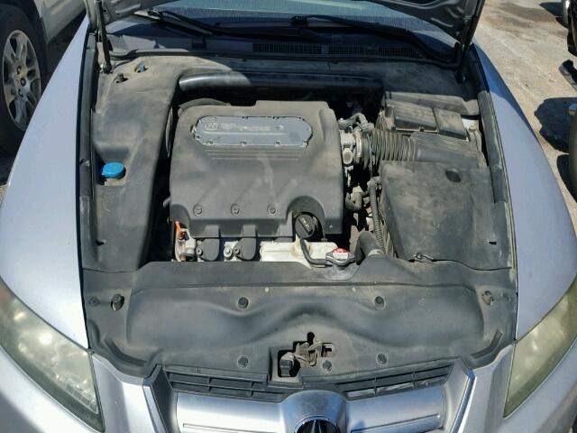 19UUA66254A061940 - 2004 ACURA TL SILVER photo 7