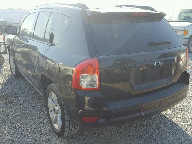 1C4NJCBA3CD716396 - 2012 JEEP COMPASS SP BLACK photo 3