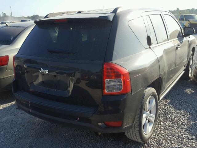 1C4NJCBA3CD716396 - 2012 JEEP COMPASS SP BLACK photo 4