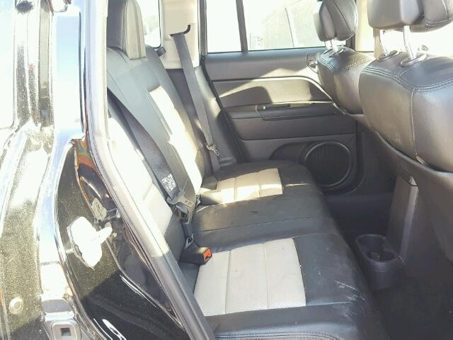 1C4NJCBA3CD716396 - 2012 JEEP COMPASS SP BLACK photo 6