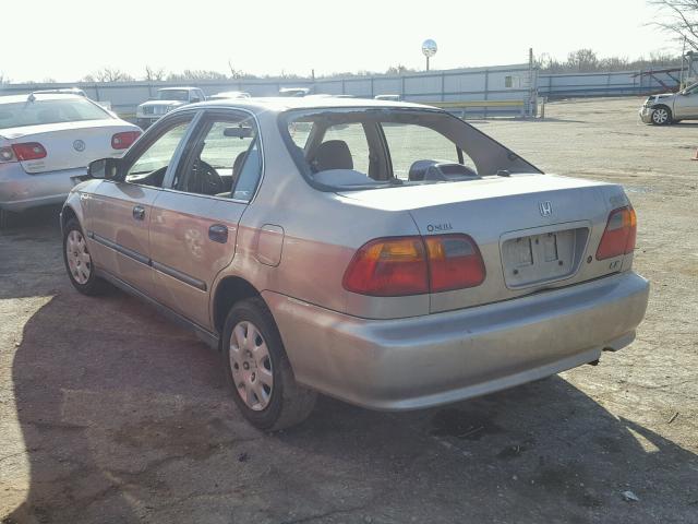 1HGEJ6677YL061271 - 2000 HONDA CIVIC LX TAN photo 3