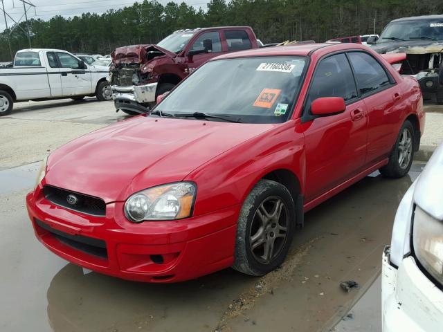 JF1GD67564H522684 - 2004 SUBARU IMPREZA RS RED photo 2