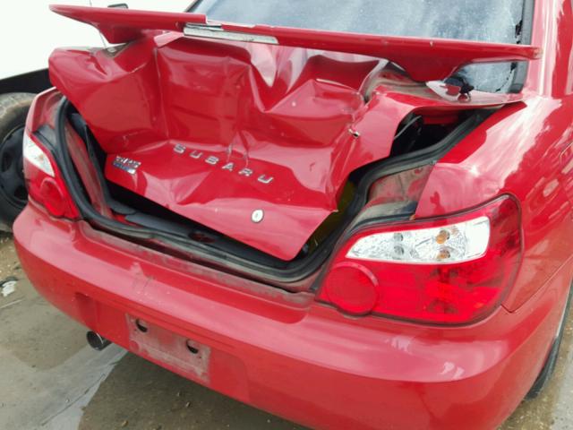 JF1GD67564H522684 - 2004 SUBARU IMPREZA RS RED photo 9