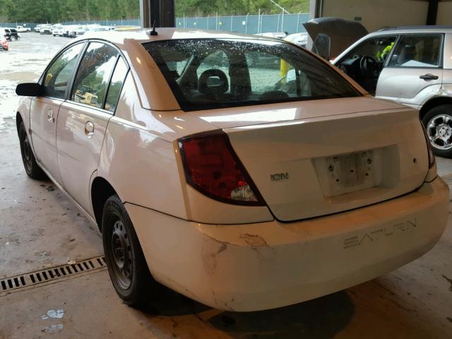 1G8AJ55F07Z177675 - 2007 SATURN ION LEVEL WHITE photo 3