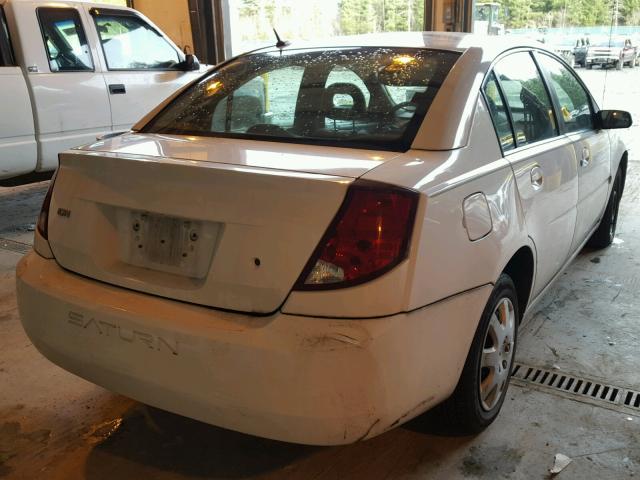 1G8AJ55F07Z177675 - 2007 SATURN ION LEVEL WHITE photo 4