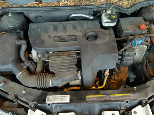 1G8AJ55F07Z177675 - 2007 SATURN ION LEVEL WHITE photo 7