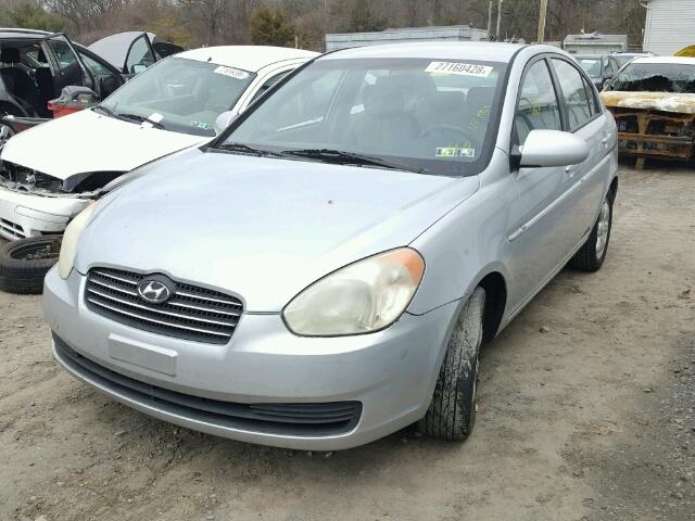 KMHCN46CX6U049307 - 2006 HYUNDAI ACCENT GLS SILVER photo 2