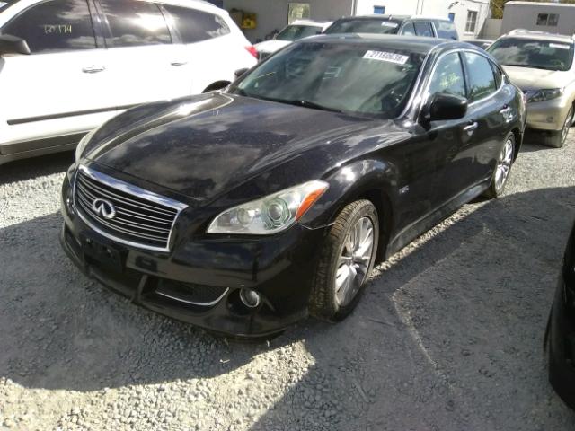 JN1EY1AP1CM910160 - 2012 INFINITI M35H BLACK photo 2