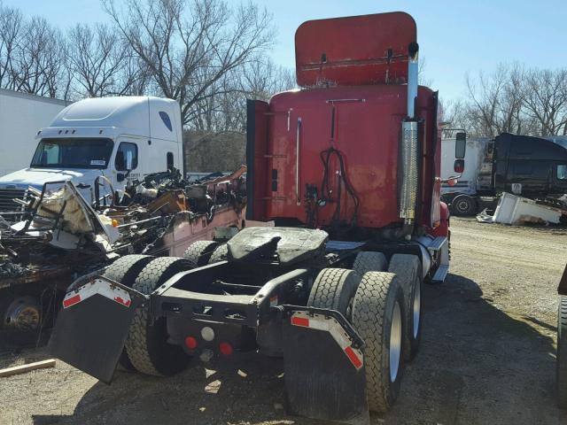 1FUJF0CV66LW74373 - 2006 FREIGHTLINER COLUMBIA 1 RED photo 4