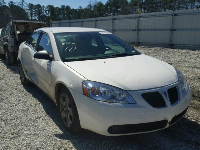 1G2ZG58B074132401 - 2007 PONTIAC G6 BASE WHITE photo 1