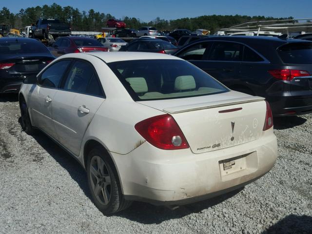 1G2ZG58B074132401 - 2007 PONTIAC G6 BASE WHITE photo 3