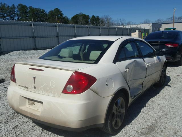 1G2ZG58B074132401 - 2007 PONTIAC G6 BASE WHITE photo 4