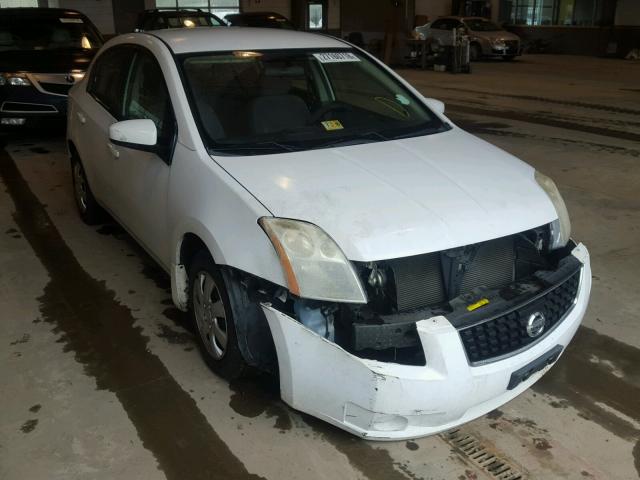 3N1AB61E48L631279 - 2008 NISSAN SENTRA 2.0 WHITE photo 1