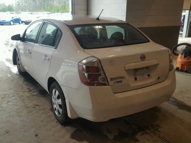 3N1AB61E48L631279 - 2008 NISSAN SENTRA 2.0 WHITE photo 3