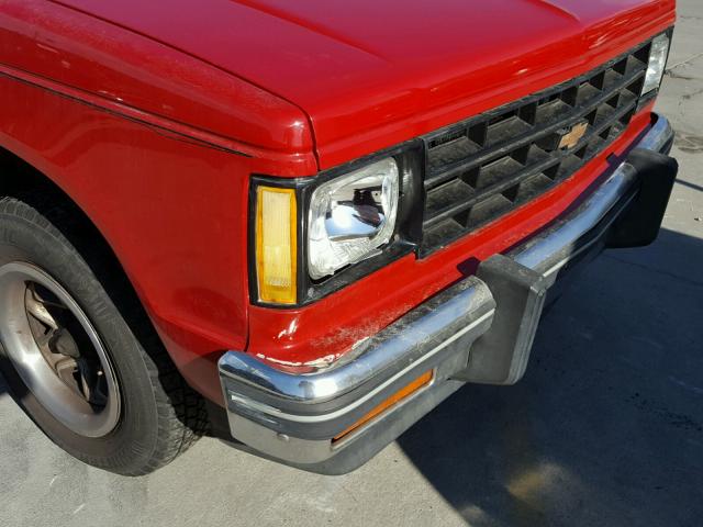 1GCBS14B4C8114013 - 1982 CHEVROLET S TRUCK S1 RED photo 9