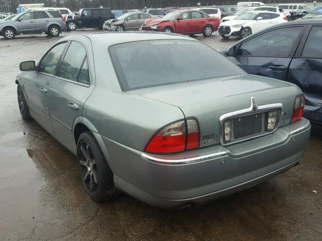 1LNHM86S83Y610776 - 2003 LINCOLN LS Yaşıl foto 3