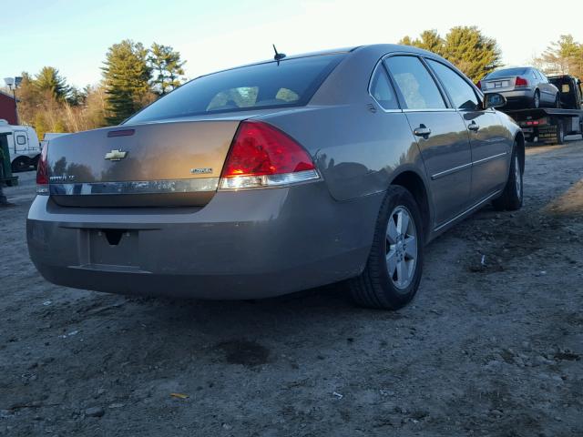 2G1WT58K679223950 - 2007 CHEVROLET IMPALA LT TAN photo 4