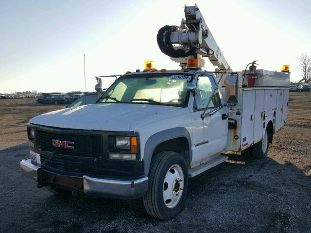 1GDKC34F1YF449143 - 2000 GMC SIERRA C35 WHITE photo 2