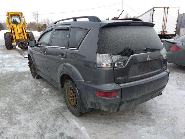 JA4JT3AX1AZ607914 - 2010 MITSUBISHI OUTLANDER GRAY photo 3