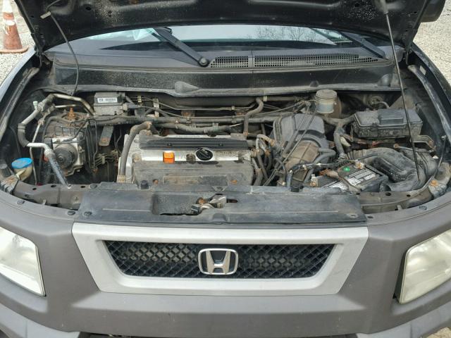 5J6YH28513L007401 - 2003 HONDA ELEMENT EX BLACK photo 7