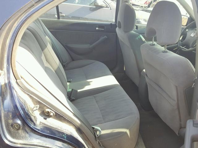 2HGES25863H523017 - 2003 HONDA CIVIC EX ლურჯი ფოტო 6