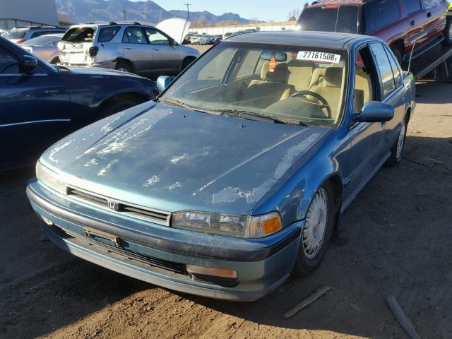 JHMCB756XLC124761 - 1990 HONDA ACCORD EX TEAL photo 2