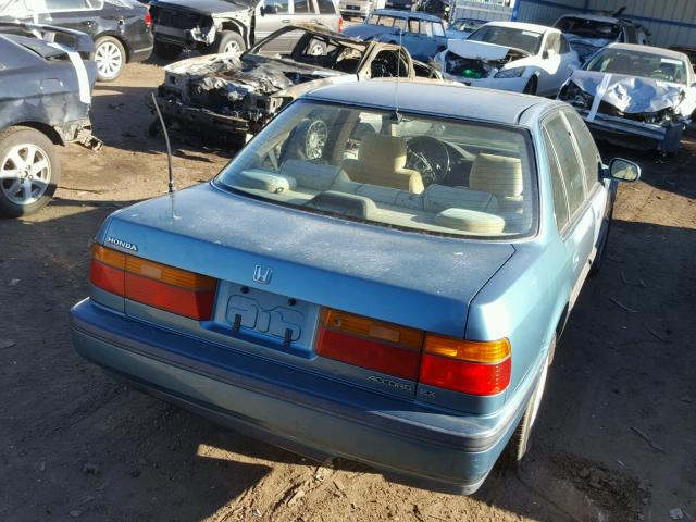 JHMCB756XLC124761 - 1990 HONDA ACCORD EX TEAL photo 4