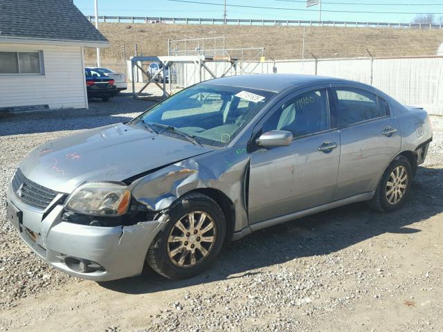 4A3AB36F39E029436 - 2009 MITSUBISHI GALANT ES GRAY photo 2