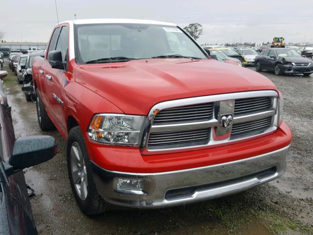 1D7RB1GT0BS582024 - 2011 DODGE RAM 1500 RED photo 1