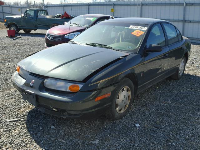 1G8ZH52882Z209611 - 2002 SATURN SL1 GREEN photo 2