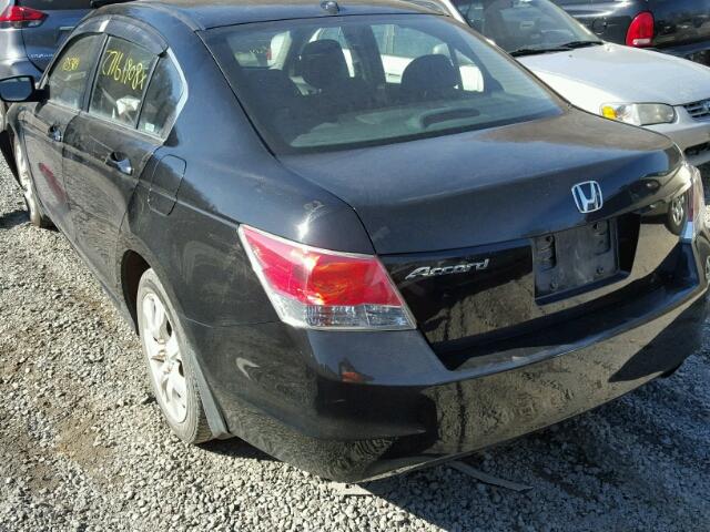 1HGCP2F85AA095136 - 2010 HONDA ACCORD EXL BLACK photo 3