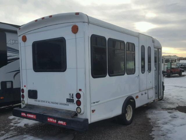 1FDFE45P59DA14177 - 2009 FORD ECONOLINE WHITE photo 4