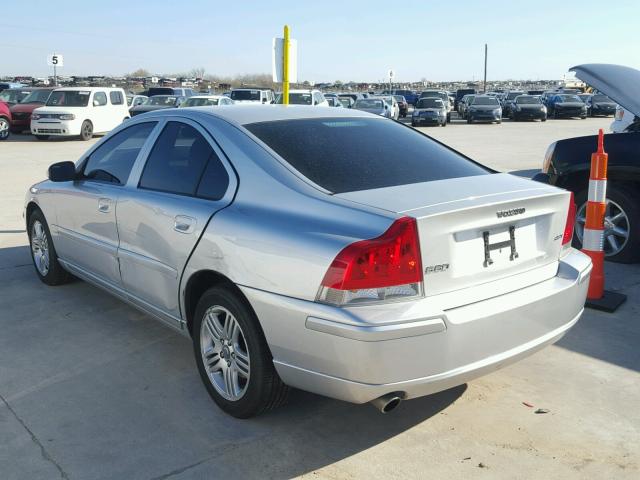 YV1RS592672644730 - 2007 VOLVO S60 2.5T SILVER photo 3